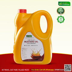Cold Pressed Yellow Mustard Oil