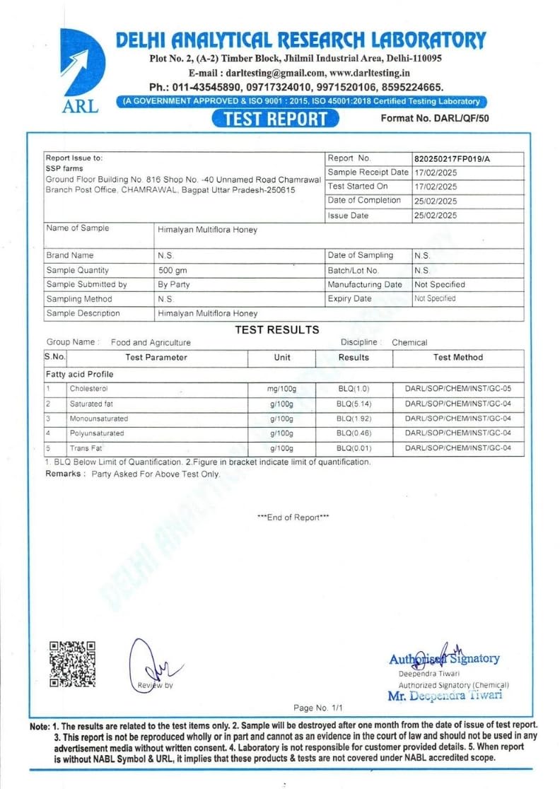 Himalyan Multiflora Raw Organic Honey