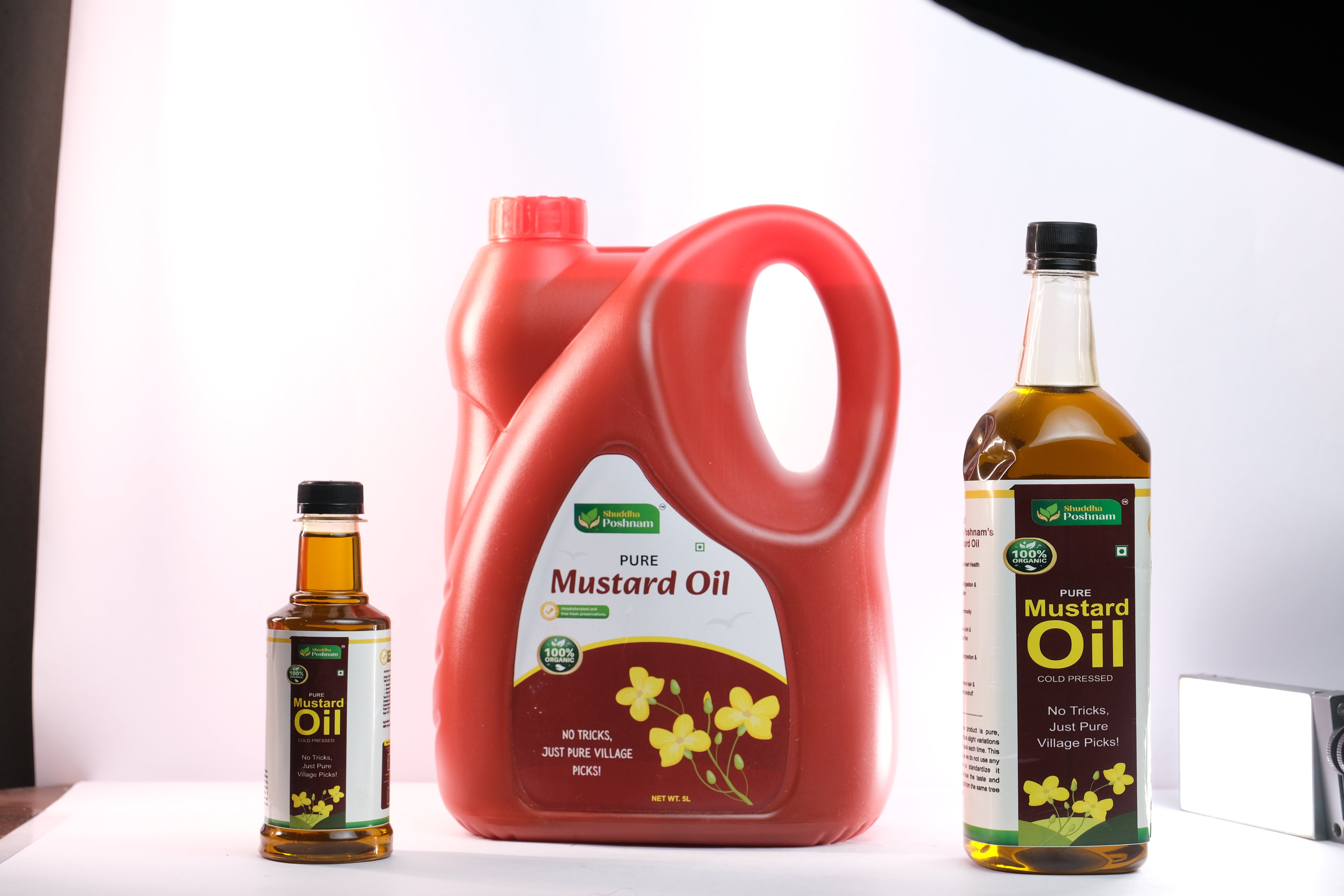 Shuddha Poshnam Black Mustard Oil